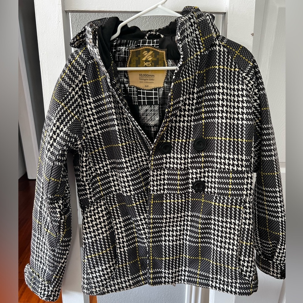 Powder Room X5 Series Plaid Snow Ski Jacket